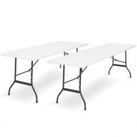 Table blanche pliante